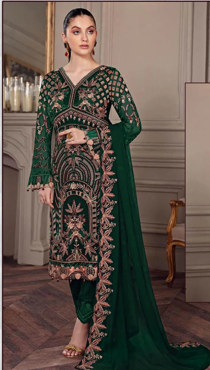 Motifz Dno 188 A Georgette With Beautiful Heavy Embroidery Work Stylish Designer Pakistani Salwar Kameez