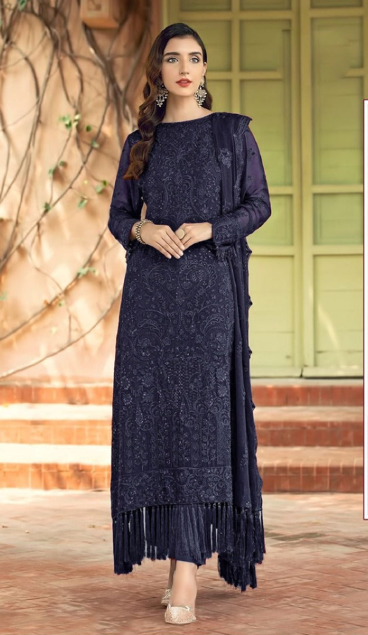 Motifz Dno 190 C Georgette With Beautiful Heavy Embroidery Work Stylish Designer Wedding Look Salwar Kameez