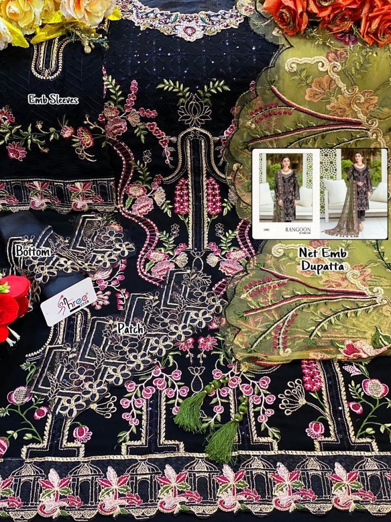 Shree Fabs Dno 1901 Georgette With Fancy Beautiful Embroidery Work Stylish Designer Salwar Kameez