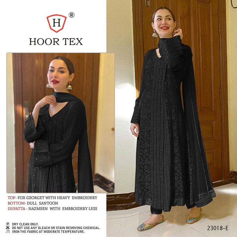 Hoor Tex 23018 Fox Georgette Festive Wear Heavy Salwar Kameez