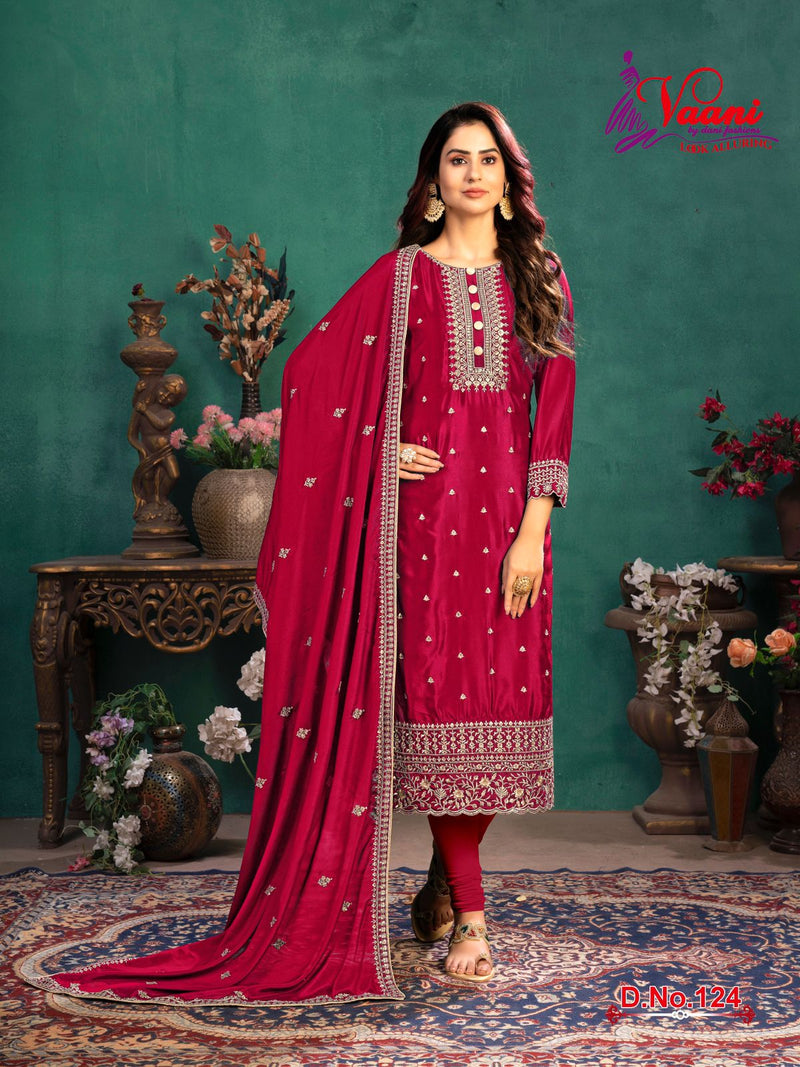 Dani Fashion Vaani Vol 12 Silk Fancy Designer Salwar Suit