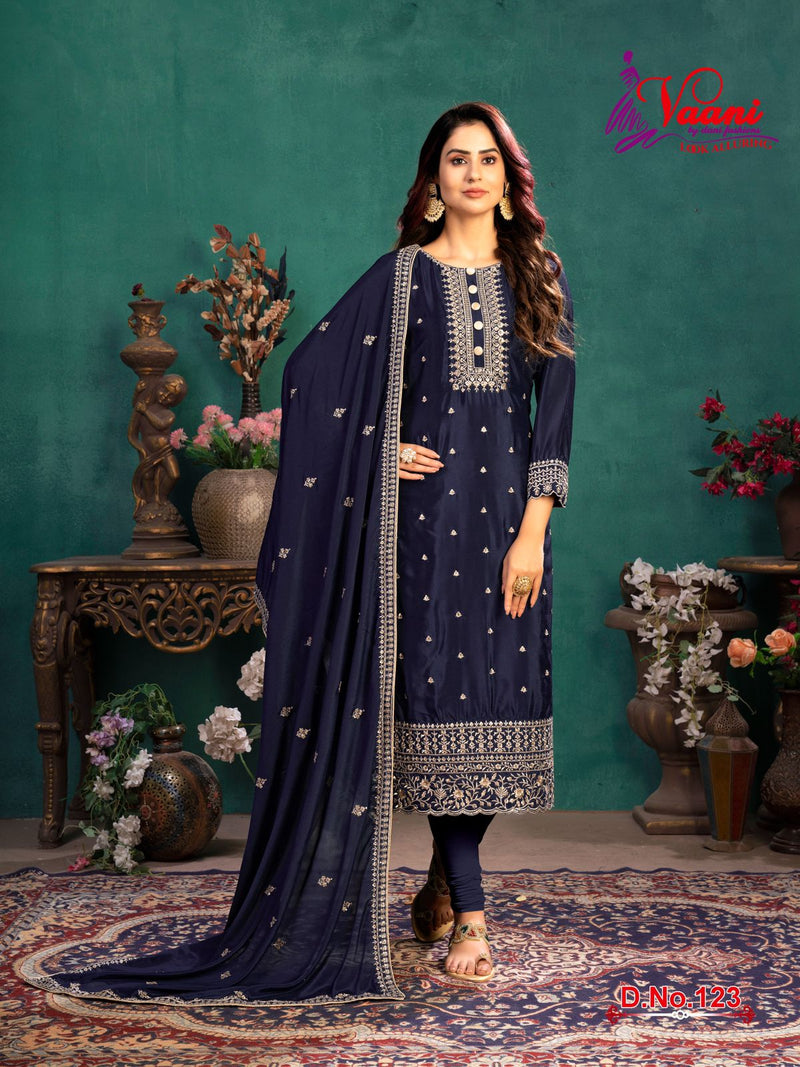 Dani Fashion Vaani Vol 12 Silk Fancy Designer Salwar Suit