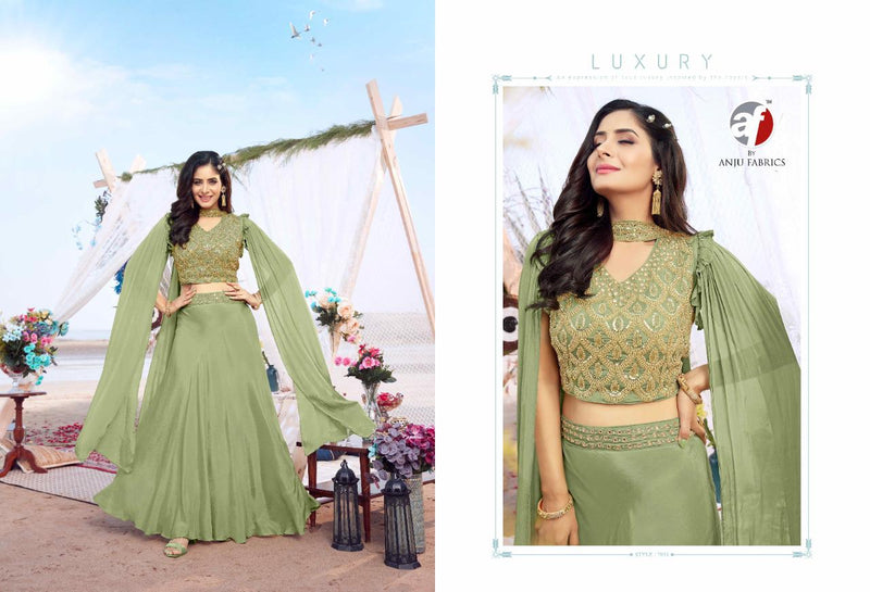 Anju Fabrics Dastoor Vol 3 Georgette Ready Made Party Wear Suits