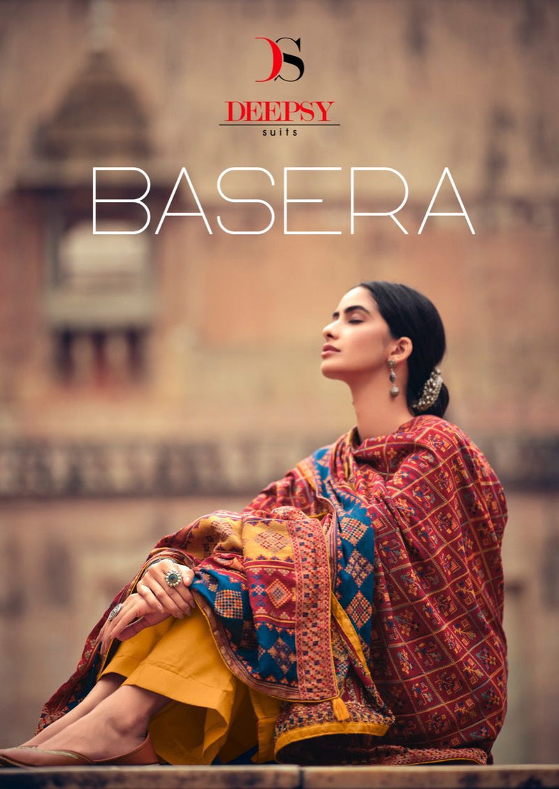 Deepsy Basera Silk With Embroidery Work Designer Salwar Kameez