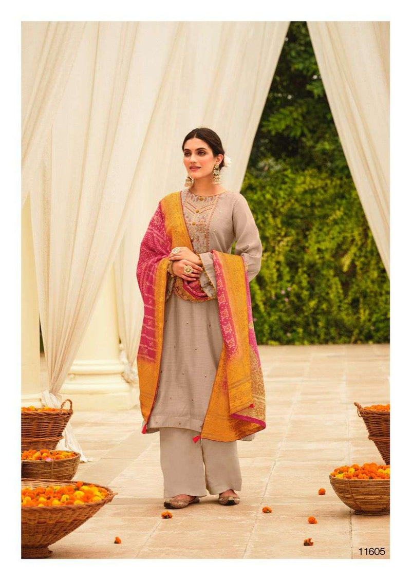 Deepsy  Suit Chunari Tussar Silk With Embroidery Work Salwar Suit