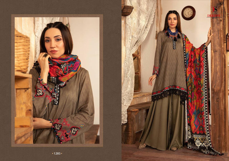 Deepsy Suits Mariab Vintage Cotton With Embroidery Work Pakistani Salwar Suits
