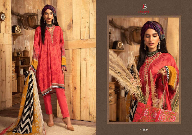 Deepsy Suits Mariab Vintage Cotton With Embroidery Work Pakistani Salwar Suits