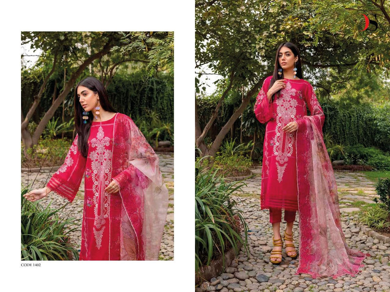 Deepsy Suit Aniiq Vol 22 Pure Cotton Embroidered  Party Wear Salwar Suits