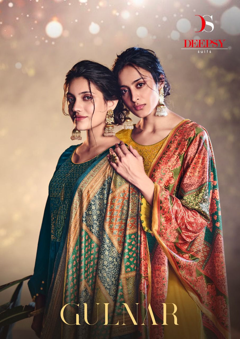 Deepsy Suit Gulnar Pure Velvet With Embroidery Work Winter Wear Suit