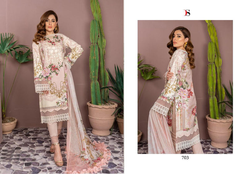 Deepsy Suits Firdous Vol 9 Jam Cotton Embroiderd Work Printed Suits Collection
