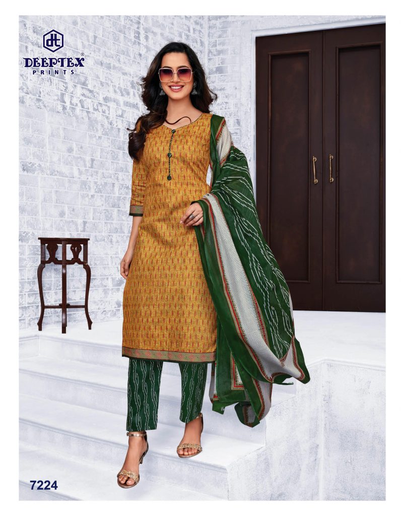 Deeptex Miss India Vol 72 Part B Pure Cotton With Printed Work Stylish Designer Salwar Kameez