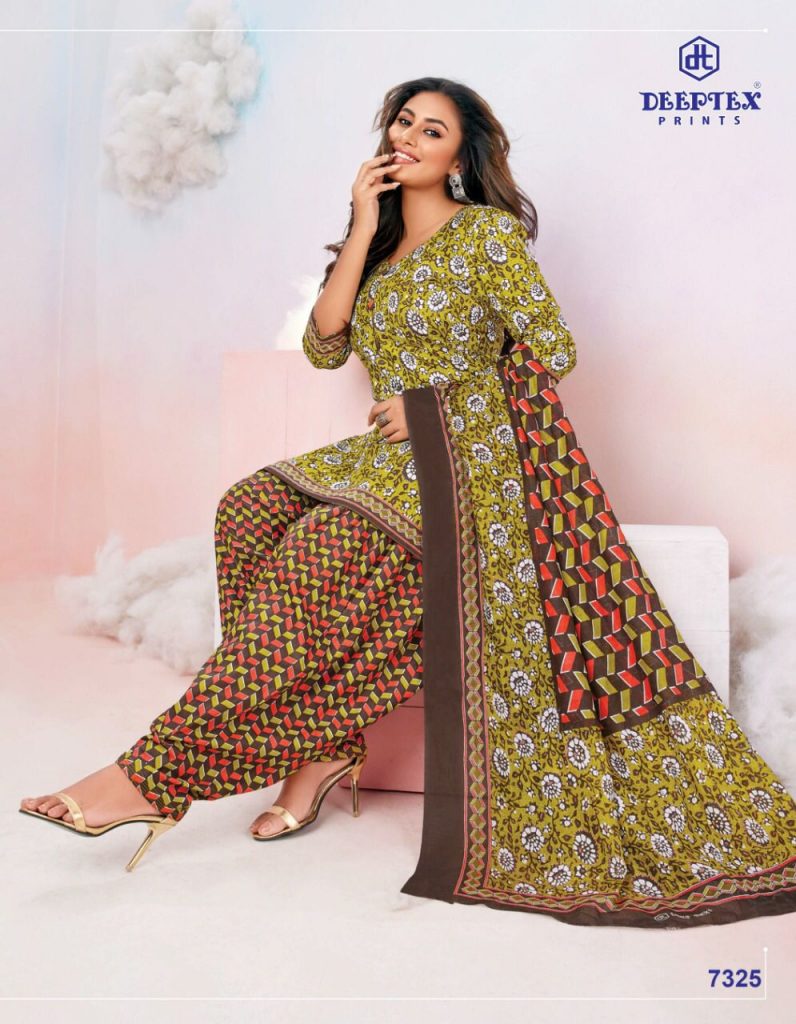 Deeptex Miss India Vol 73 Part B Pure Cotton With Printed Work Stylish Designer Salwar Kameez
