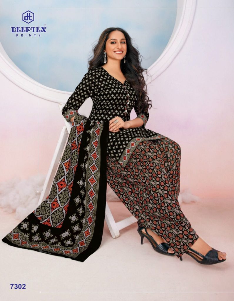 Deeptex Miss India Vol 73 Part B Pure Cotton With Printed Work Stylish Designer Salwar Kameez