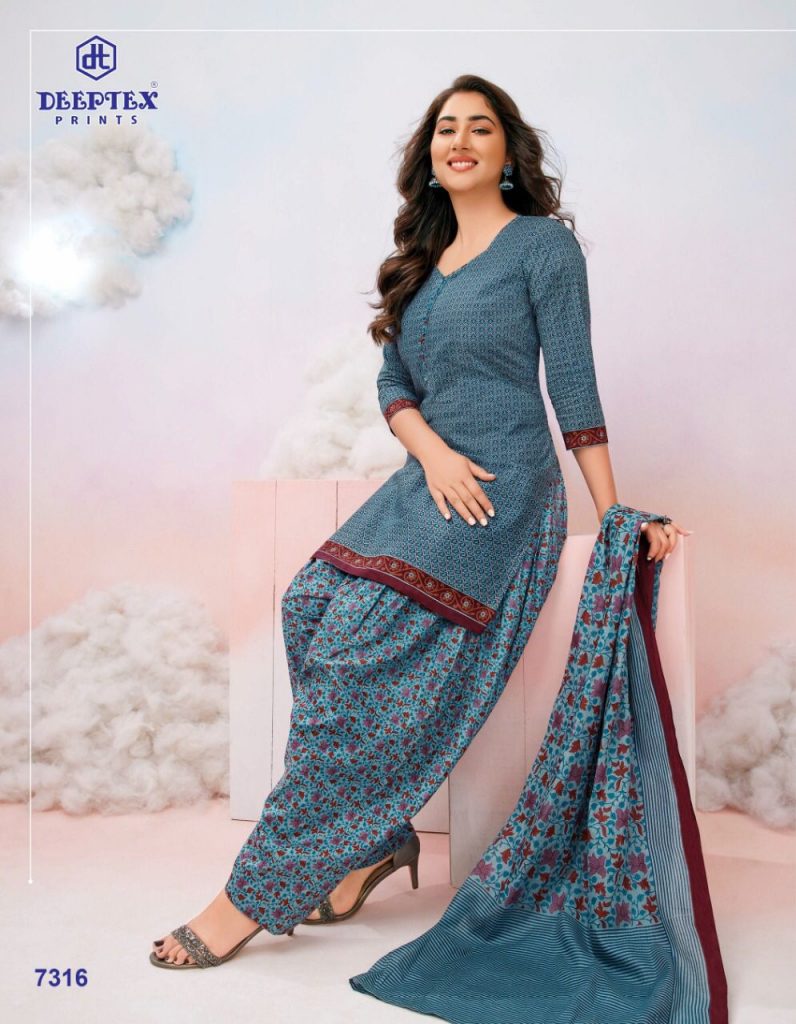 Deeptex Miss India Vol 73 Part B Pure Cotton With Printed Work Stylish Designer Salwar Kameez