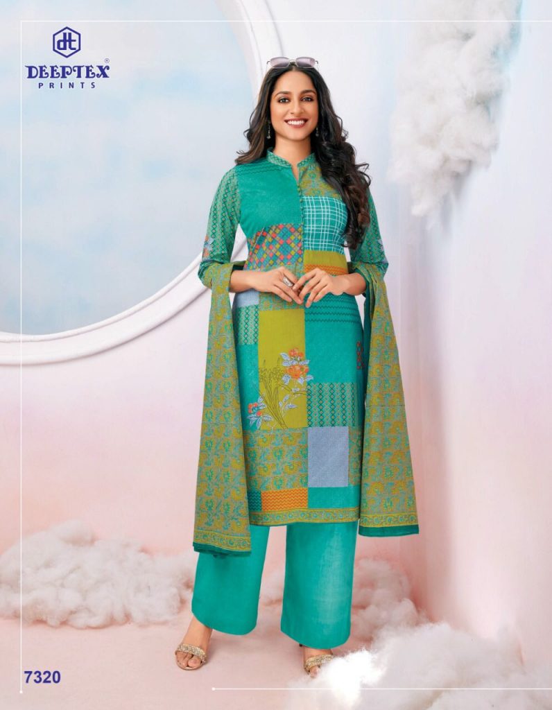 Deeptex Miss India Vol 73 Part B Pure Cotton With Printed Work Stylish Designer Salwar Kameez