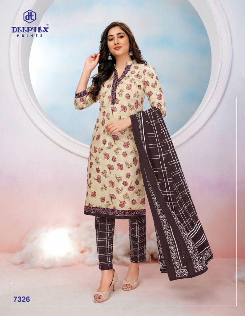 Deeptex Miss India Vol 73 Part B Pure Cotton With Printed Work Stylish Designer Salwar Kameez