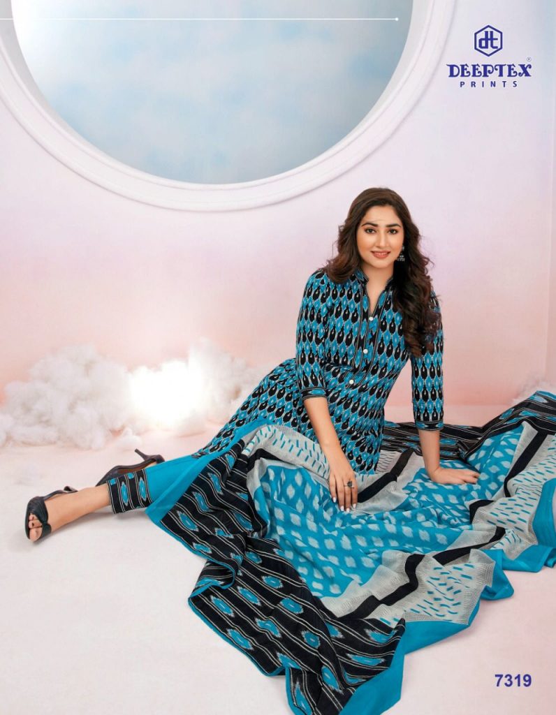 Deeptex Miss India Vol 73 Part A Pure Cotton With Printed Work Stylish Designer Salwar Kameez