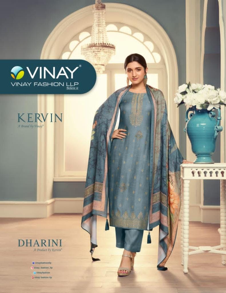 Vinay Fashion Dharini Pashmina With Beautiful Heavy Embroidery Work Stylish Designer  Festive Wear Salwar Kameez
