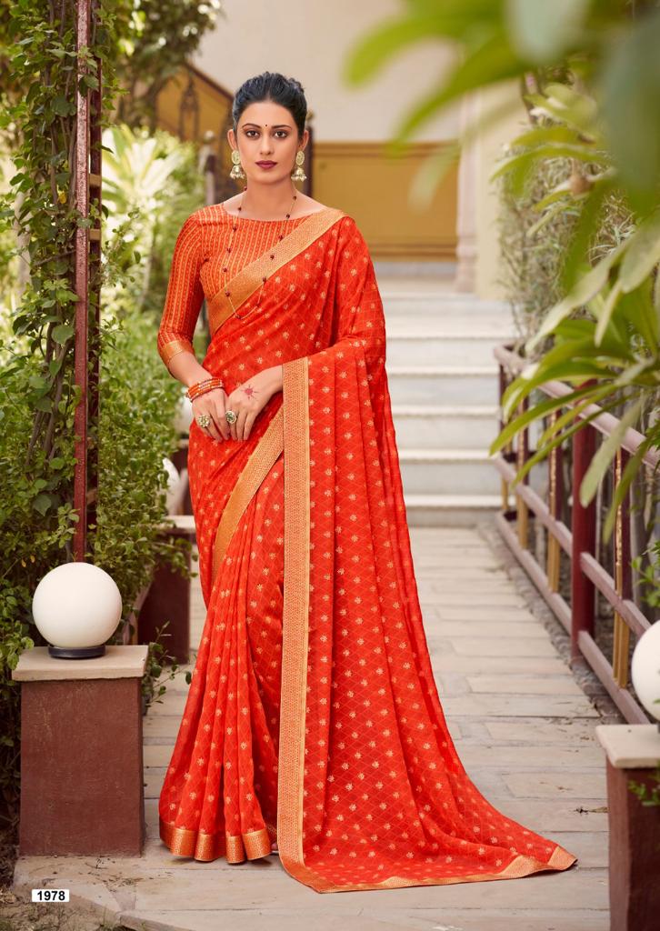 Kashvi Creation Dhriti Georgette With Foil Prints Party Wear Sarees