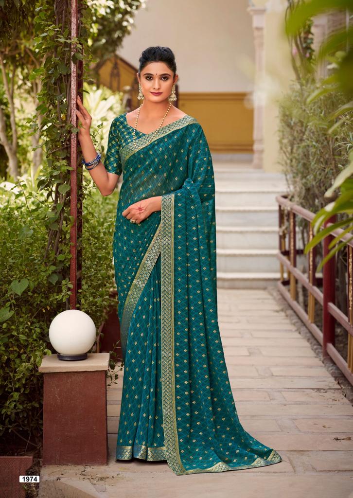 Kashvi Creation Dhriti Georgette With Foil Prints Party Wear Sarees