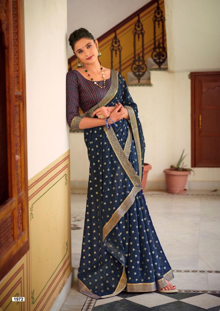 Kashvi Creation Dhriti Georgette With Foil Prints Party Wear Sarees