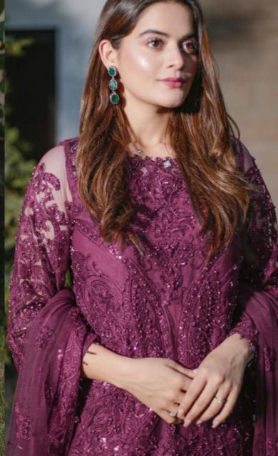 Ayesha Misbah D No 145 Georgette Designer Pakistani Style Party Wear Salwar Suits
