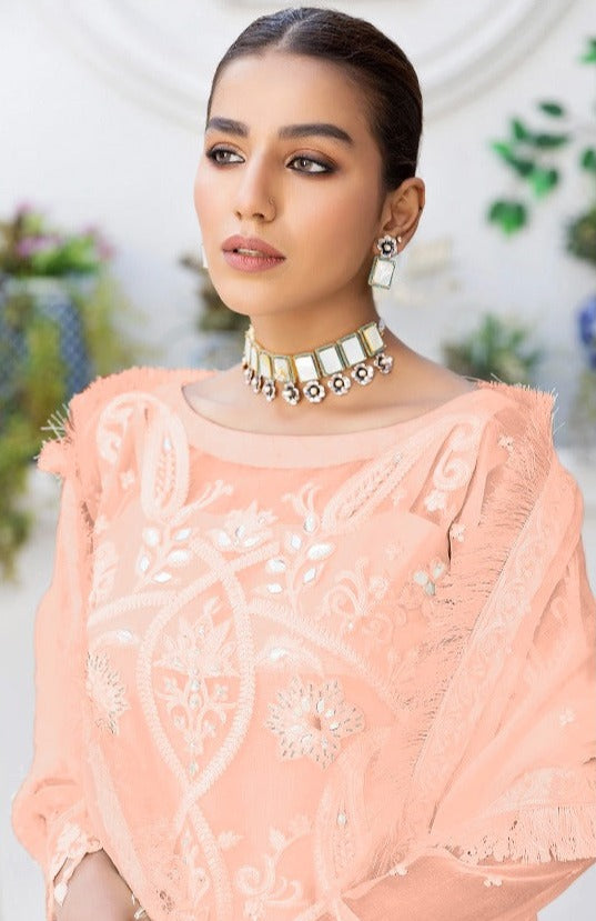 Deepsy Suits D No 196 Georgette Fancy Embroidered Pakistani Style Party Wear Salwar Suits