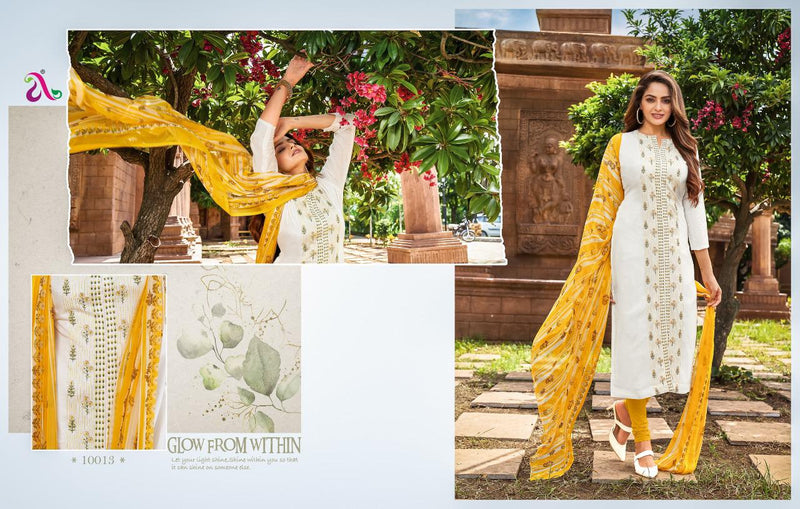 Dairy Milk Vol 34 By Angroop Next Chanderi Cotton Printed Diffrent Design Casual Wear Salwar Suits