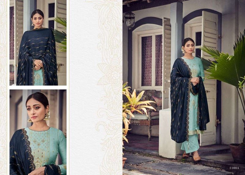 Deepsy Ivyona Viscose Jacqured With Heavy Embroidery Work