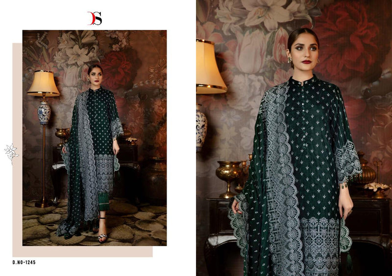 Deepsy Suit Adan Libas Velvet Collection Heavy Embroidery Work Salwar Suit