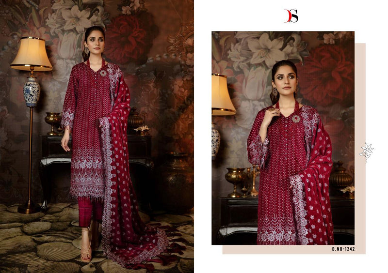 Deepsy Suit Adan Libas Velvet Collection Heavy Embroidery Work Salwar Suit