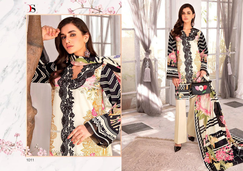 Deepsy Suit Firdous Urbane Cotton Print With Embroidery Work Exclusive Look Pakistani Salwar Kameez