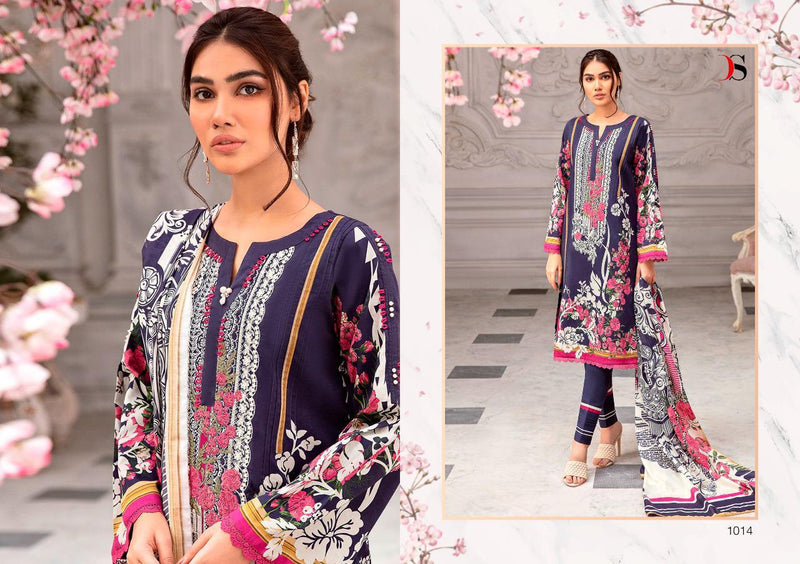 Deepsy Suit Firdous Urbane Cotton Print With Embroidery Work Exclusive Look Pakistani Salwar Kameez