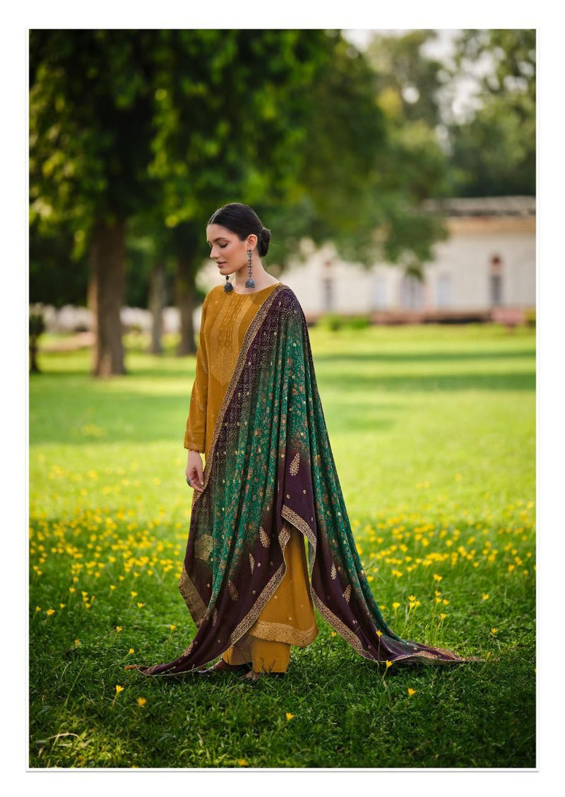 Deepsy Suit Griva Pashmina Jacqured Digital Print Salwar Suit