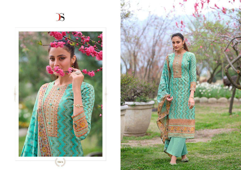 Deepsy Suit Infinity Pure Cotton Print Hand Work Embroidered Salwar Suits