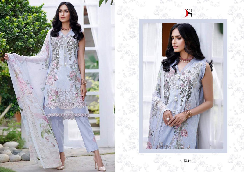 Deepsy Suit Launch Firdous Urbane Vol 4 Cotton Print Exclusive Embroidery Work Pakistani Salwar Kameez