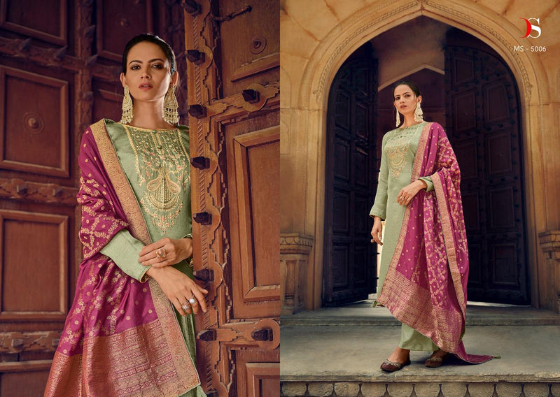 Deepsy Suit Launch Monalisa Vol 5 Nahya Silk With Embroidery Work Fancy Pakistani Salwar Suits
