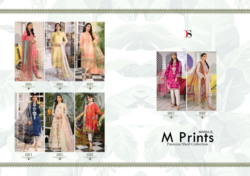 Deepsy Suit Maria B M Print Pashmina With Embroidery Salwar Suit