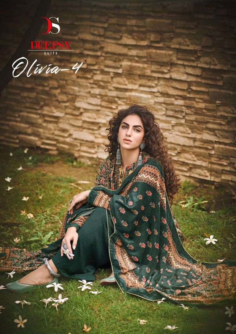 Deepsy Suit Olivia Vol 4 Velvet Digital Print Pure Viscose Pasmina Salwar Suits