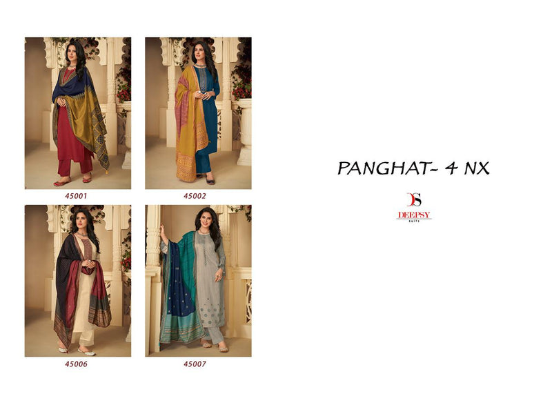 Deepsy Suits Panghat 4 Nx Pure Jam Cotton Embroidery Work Salwar Suit