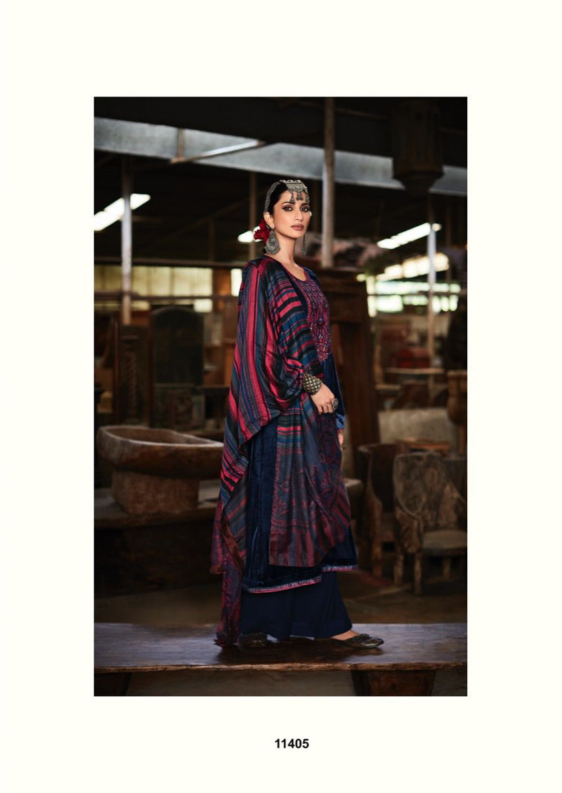 Deepsy Suit Sahjadi Pure Velvet With Embroidery Salwar Suit