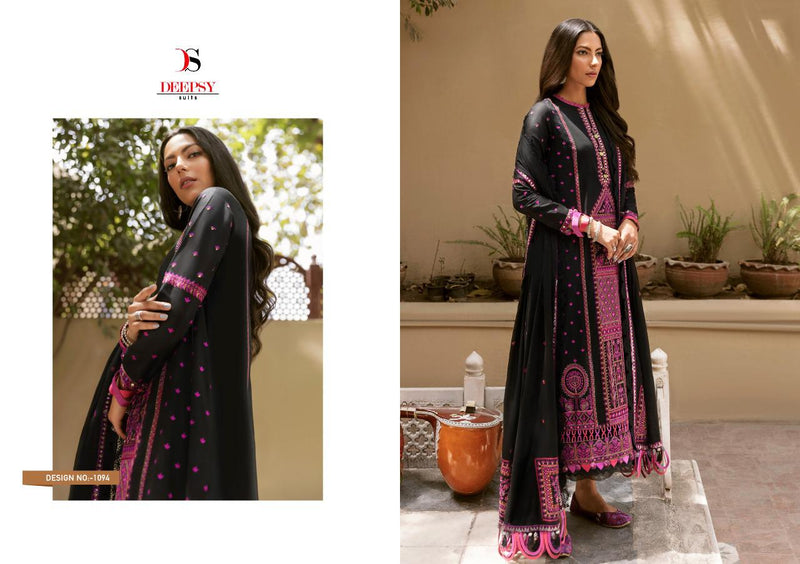 Deepsy Suit Zaha Festive Collection Pure Cotton Embroidery Work Pakistani Salwar Suit