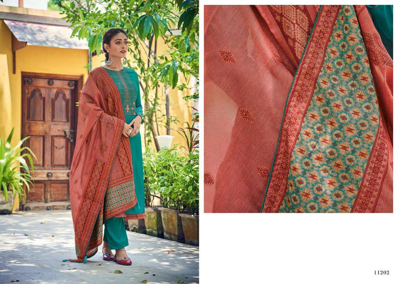 Deepsy Suits Kaantha Vol 2 Tussar Silk With Embroidery Work Heavy Look Regular Wear Salwar Suits