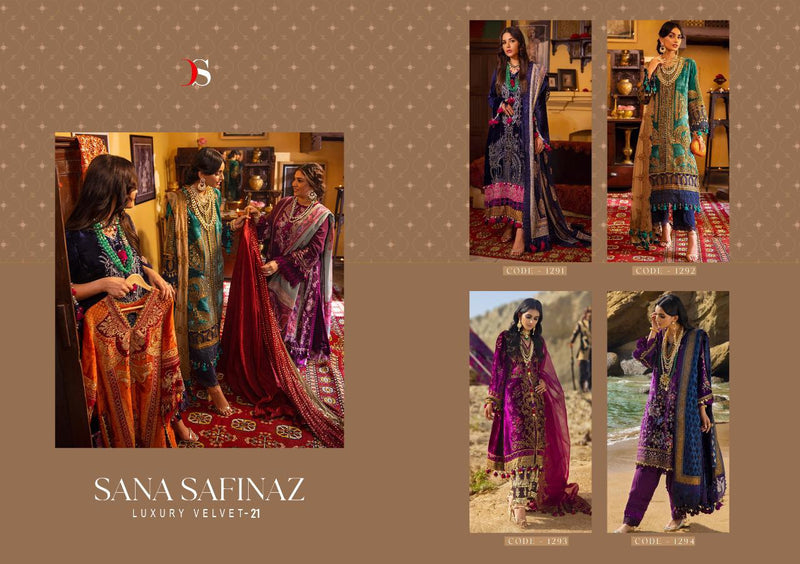 Deepsy Suits Luxury Velvet 21 Pure Velvet Embroidered Work Pakistani Salwar Suit