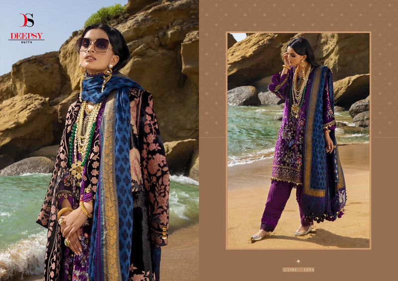 Deepsy Suits Luxury Velvet 21 Pure Velvet Embroidered Work Pakistani Salwar Suit