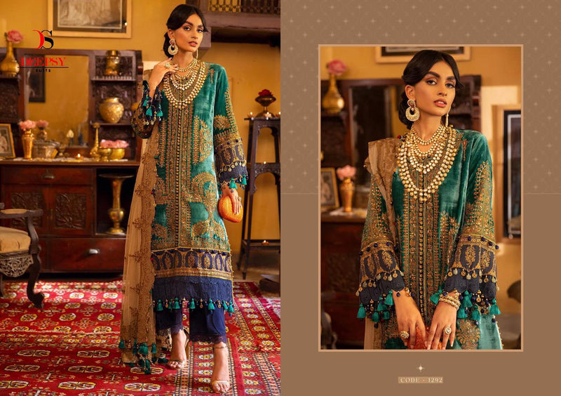Deepsy Suits Luxury Velvet 21 Pure Velvet Embroidered Work Pakistani Salwar Suit