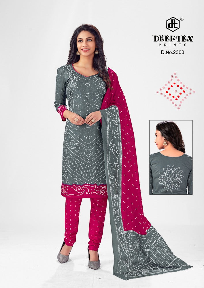 Deeptex Print Classic Chunari Vol 23 Pure Cotton Dailywear Casual Salwar Suits