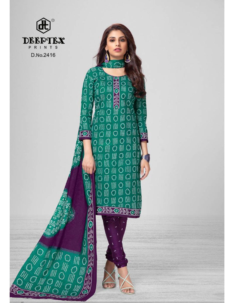 Deeptex Print Classic Chunaris Vol 24 Cotton Printed Summer Wear Fancy Patiyala Style Salwar Kameez