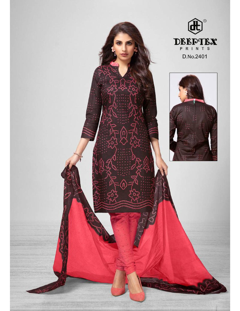 Deeptex Print Classic Chunaris Vol 24 Cotton Printed Summer Wear Fancy Patiyala Style Salwar Kameez