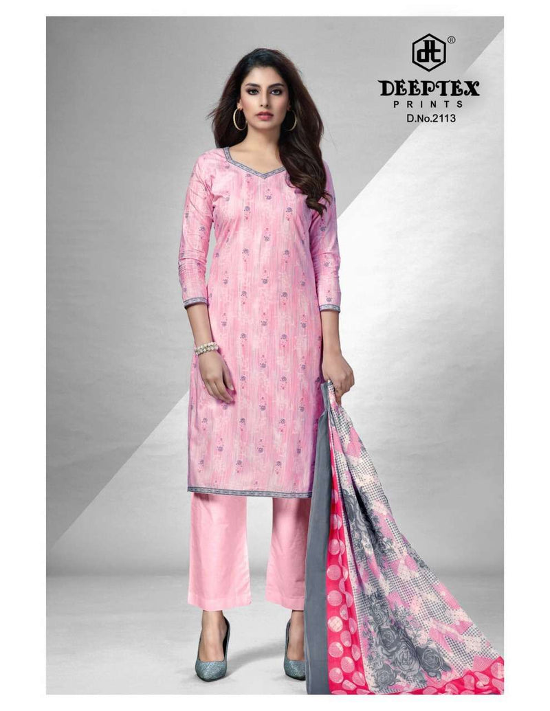 Deeptex Prints Chief guest 21 Cotton Printrd Dress